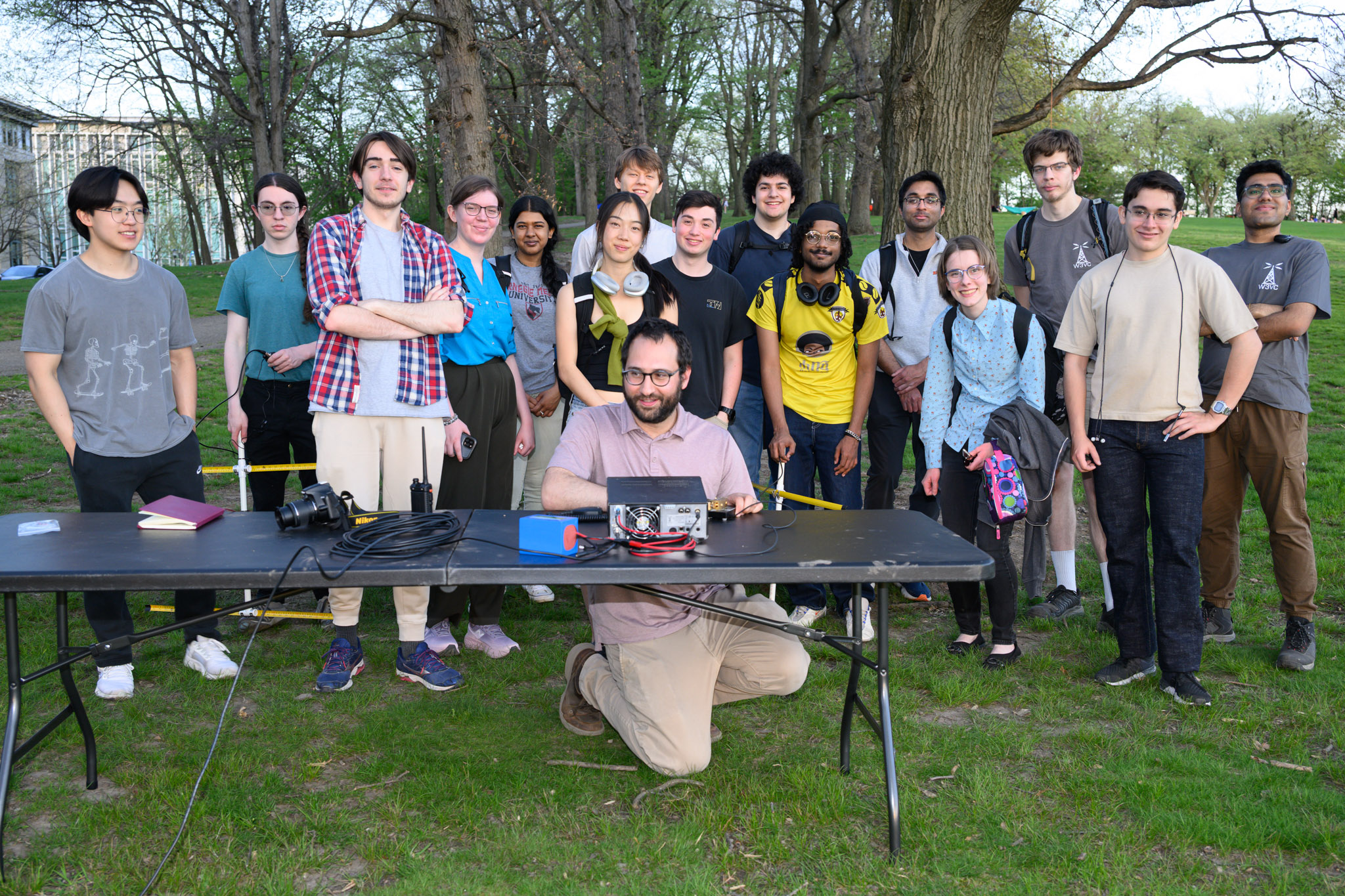 Field day for Introduction to Amateur Radio course (18-059)