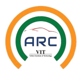 Automotive Research Centre (ARC), VIT logo